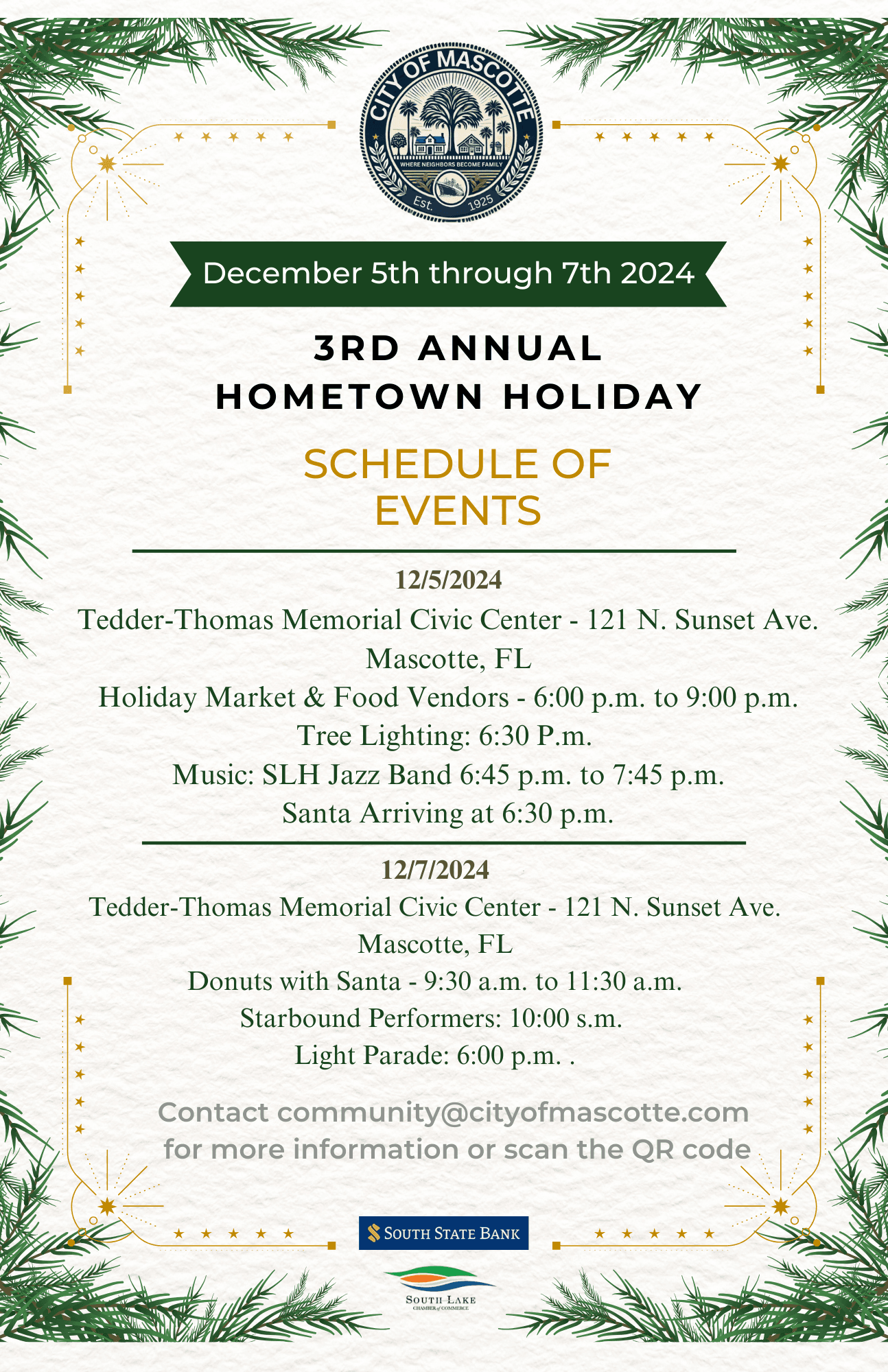 3rd Annual HomeTown Holiday (3) without QR Code