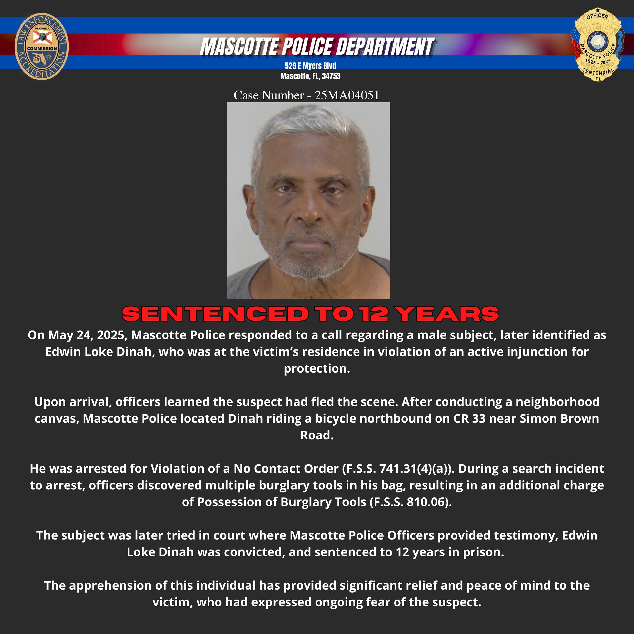 MPD - Case Update 25MA04051