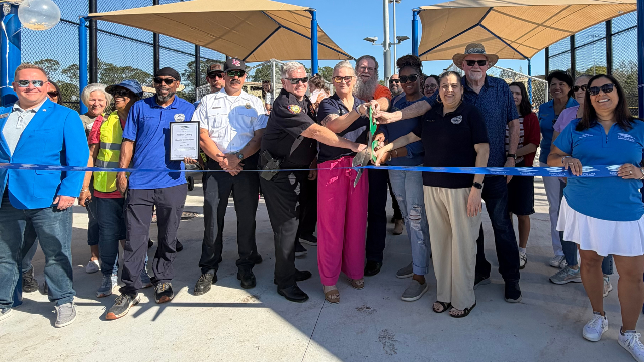Mascotte Sports Complex Ribbon Cutting